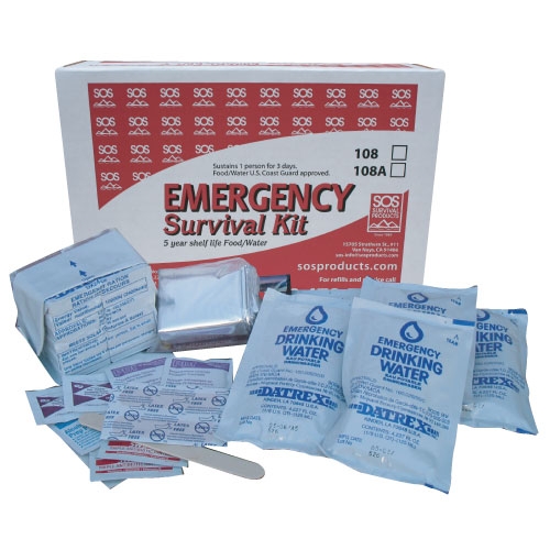 Emergency Survival Kit in Box w/ First Aid