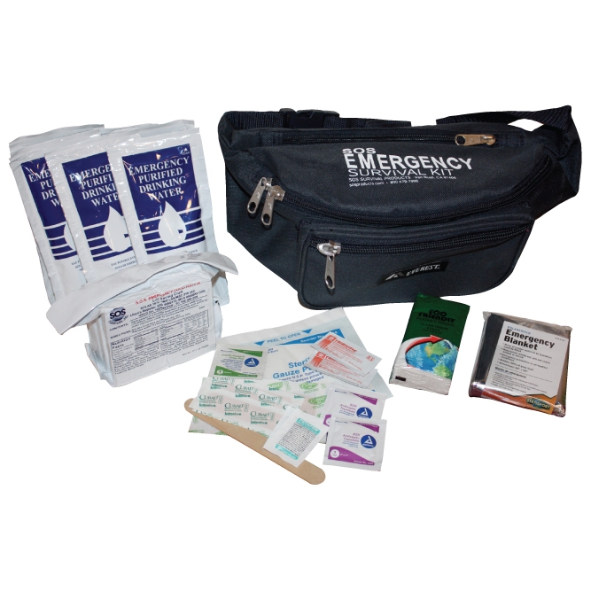 1 Person Emergency Survival Kit in Fannypack
