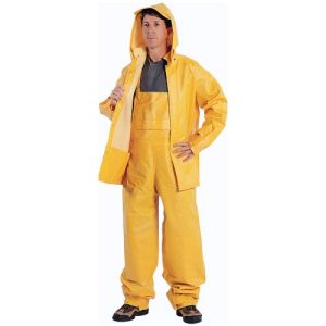 Heavy-Duty PVC/Polyester Rain Suit - Medium