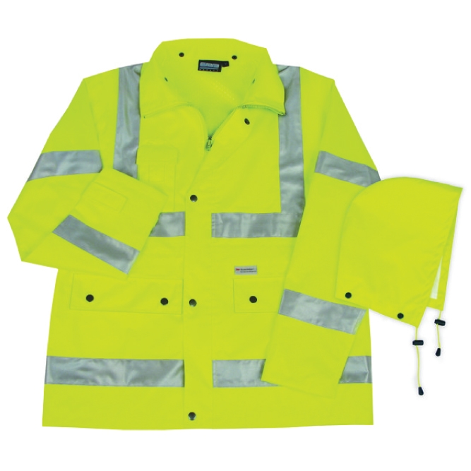 Rain Coat with Reflective Tape (Class 3) - 4X-Large