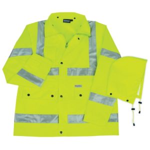 Rain Coat with Reflective Tape (Class 3) - 2X-Large
