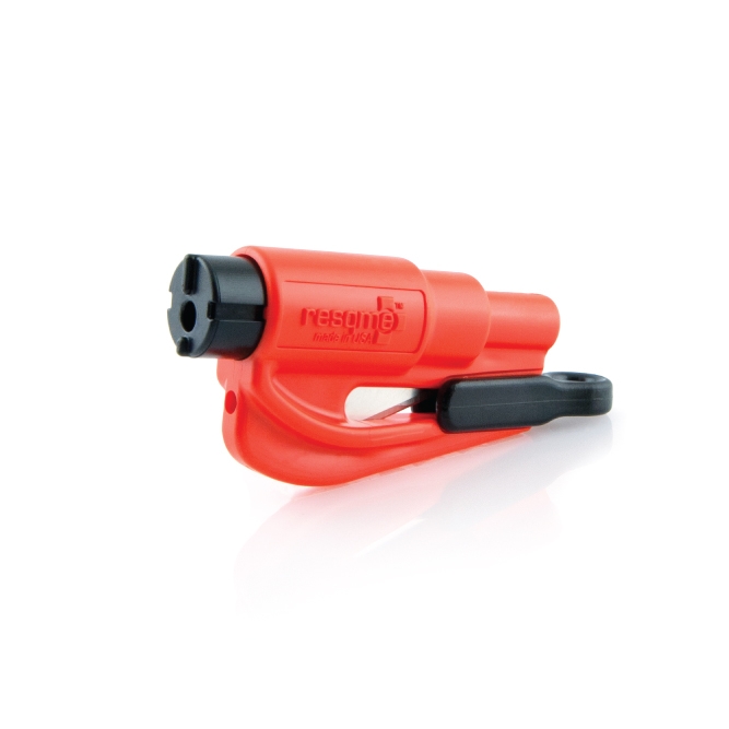 resqme® Car Escape Tool, Seatbelt Cutter / Window Breaker - Orange