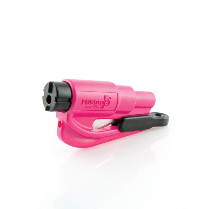 resqme® Car Escape Tool, Seatbelt Cutter / Window Breaker - Pink