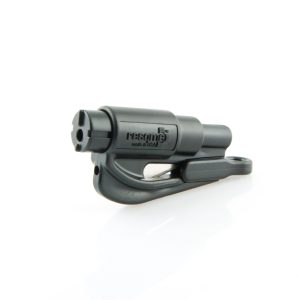 resqme® Car Escape Tool, Seatbelt Cutter / Window Breaker - Black