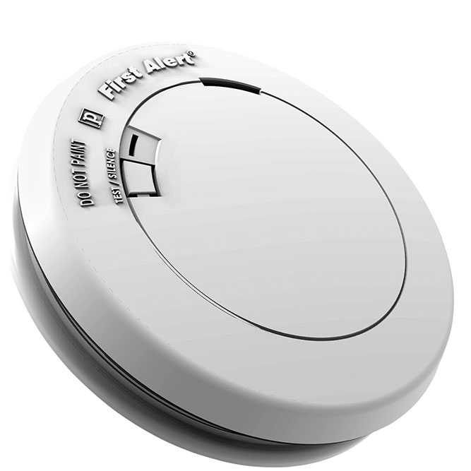 Slim Photoelectric Smoke Alarm with 10-Year Battery
