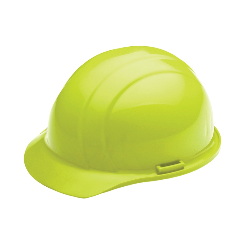Hard Hat - 4-Point Suspension - Hi-Vis Lime