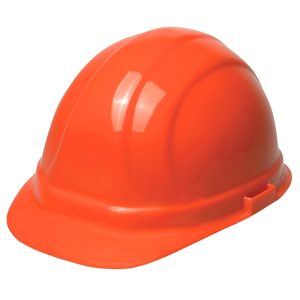 Hard Hat - 6-Point Suspension with Ratchet - Orange