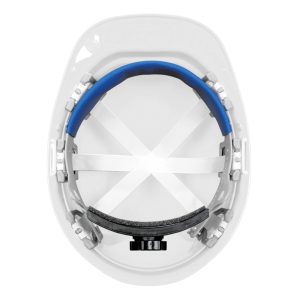 Hard Hat - 6-Point Suspension with Ratchet - White