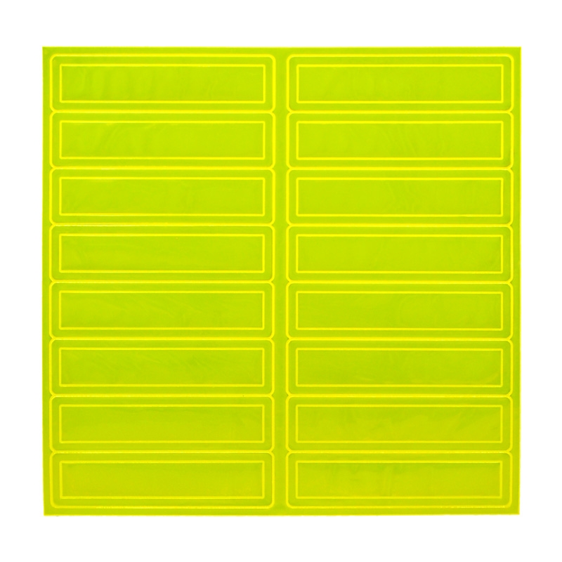 Reflective Adhesive Strips - Lime