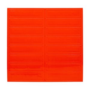 Reflective Adhesive Strips - Red/Orange