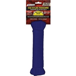 Nylon 550 Paracord - Blue - 50'