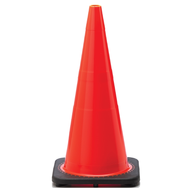 Orange Traffic Cone 28"