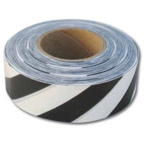Triage Tape - Black & White Striped