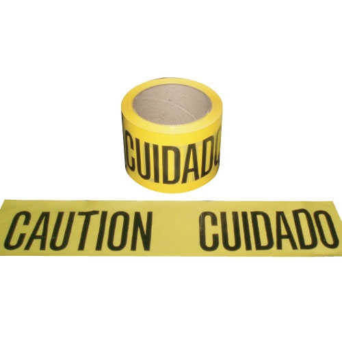 Barricade Tape CUIDADO / CAUTION - 1000'