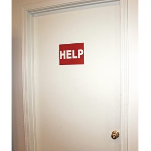 Sign OK/HELP - 8" x 11"