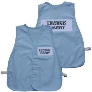 ICS Cloth Safety Vest - Light Blue