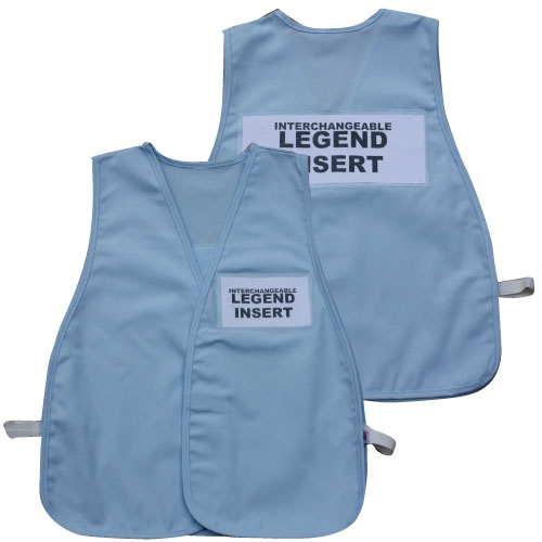 ICS Cloth Safety Vest - Light Blue
