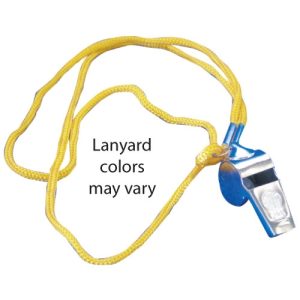 Metal Whistle with Lanyard