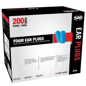 Foam Ear Plugs - 200 Pair