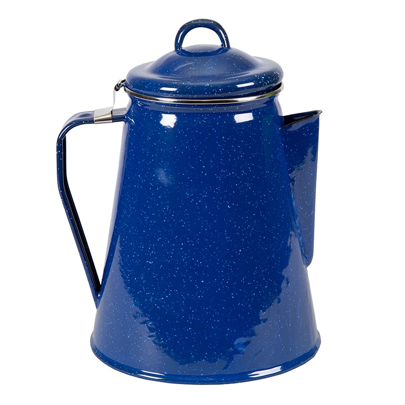 Enamel Percolator Coffee Pot - 8 Cup