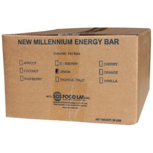Millennium Energy Bar - Lemon - Case of 144