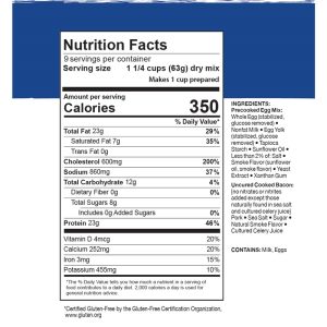 Mountain House Foods Scrambled Eggs with Bacon - #10 Can