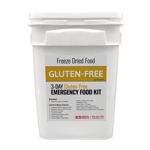 Gluten Free MRE Meals 3 Day Food Supply Bucket
