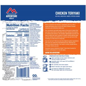 Mountain House Foods Chicken Teriyaki with Rice - Pouch