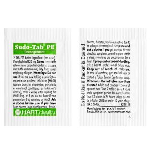 Sudo-Tab PE Decongestant - 100 Tablets