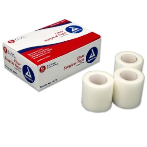 Clear Surgical Tape 2" x 10 Yds. - 6-Pack