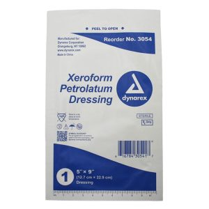 Xeroform Petrolatum Gauze Dressing 5" x 9"