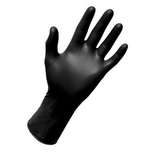 Black Nitrile Exam Gloves - Medium 50 Pack