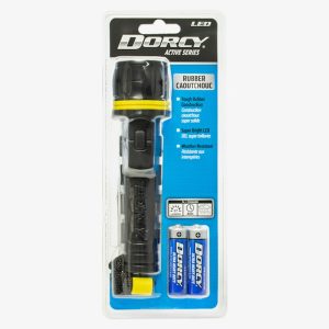 Dorcy LED Rubber Flashlight 2AA