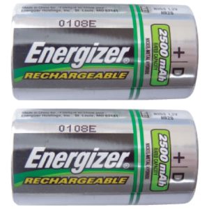 Energizer D Rechargeable Batteries - 2-Pack