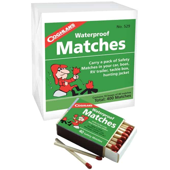 Waterproof Matches - 10-Pack