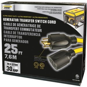 Yellow Jacket Generator Cord - 25 Ft.