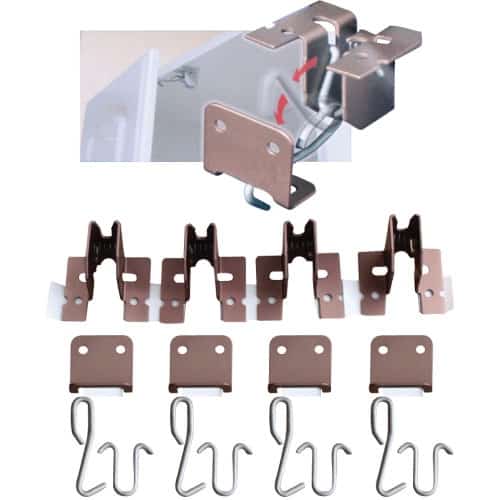 SeismoLatch Cabinet Door Fastener - 4-Pack