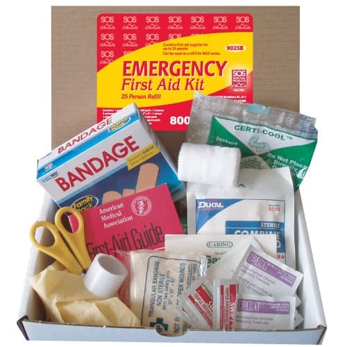 Refill for 25-Person First Aid Kit
