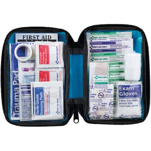 80 Piece First Aid Kit, Fabric Case