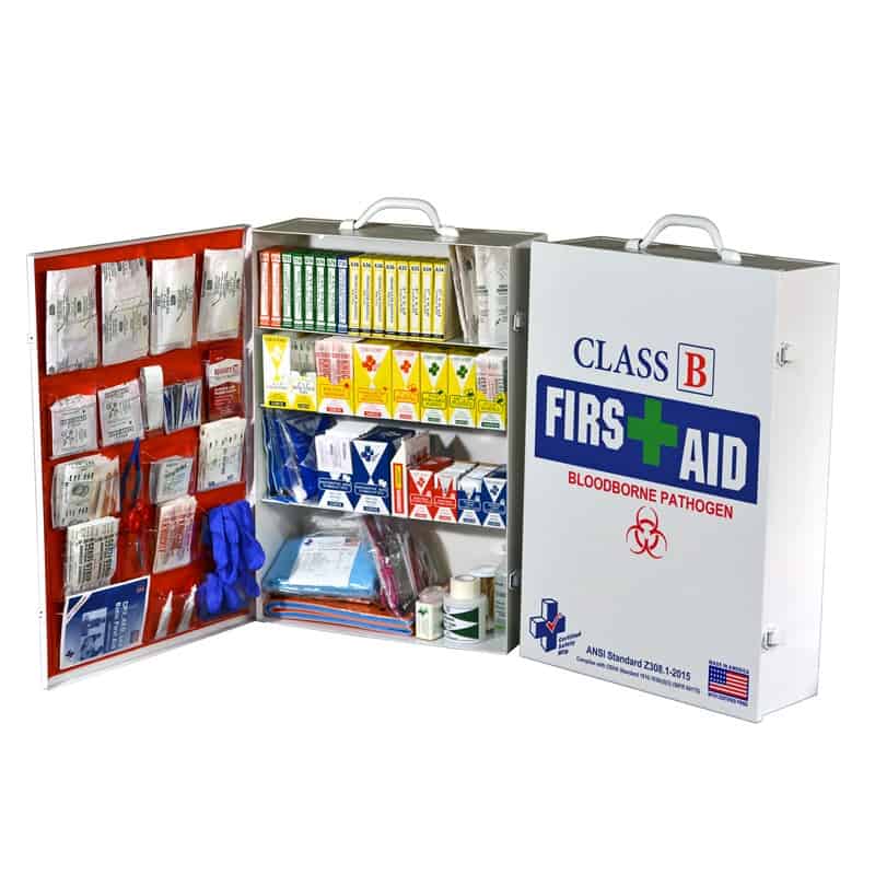 First Aid Kit FAC - 4 - Class B - Metal Cabinet
