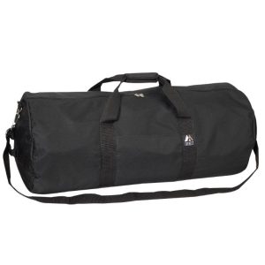 30 in Round Duffel Bag - Black