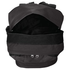 Double Compartment Backpack - Black