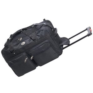 30 in Wheeled Duffel Bag - Black