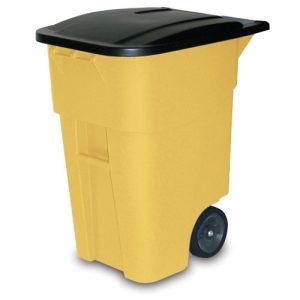 Square Big Wheel Container - 50-Gallon